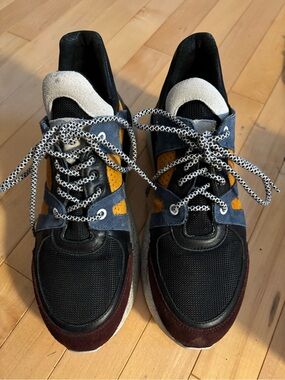 L'INTERVALLE Women's Black, Blue, Mustard  Sneakers - Size EU 40 (US 9)